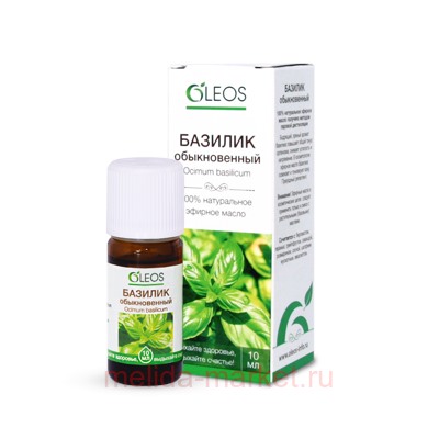Олеос масло эфирное Базилик обыкновенный 10мл N 1