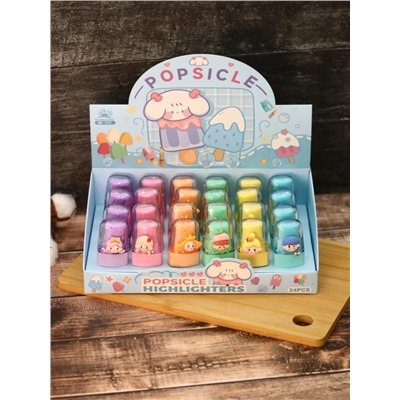 Маркер текстовыделитель "Princess", mix, шоу-бокс 24 шт.