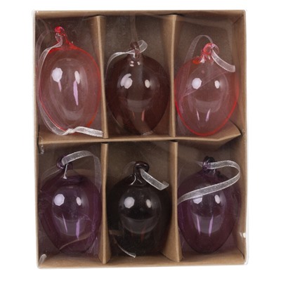 GAEM Набор из 6-ти изделий декоративных подвесных "Яйцо пасхальное" (4*7), L13 W15,5 H4 см