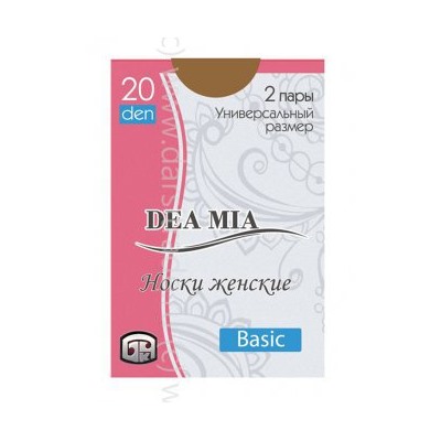 Носки женские Dea Mia Basic 20 Conte [2 пары] Дроп п/а