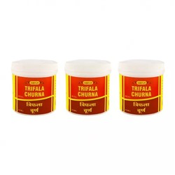 Набор Трифала Чурна (3 x 100 г), Triphala Churna Set, произв. Vyas