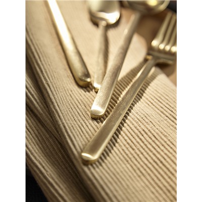 Набор столовых приборов Pure, золотистые матовые, 16 пред.