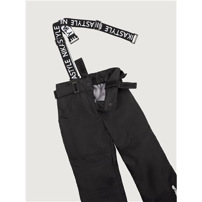 Комплект утеплённый для девочки NIKASTYLE 7м1425 Ягода черный