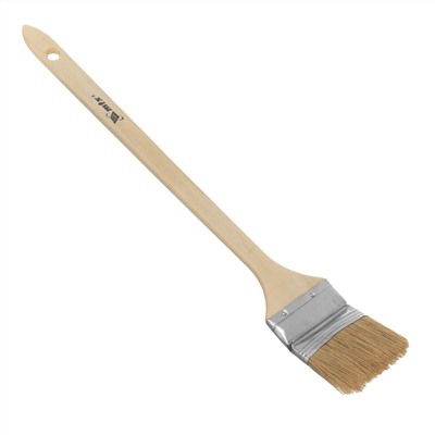 Кисть радиаторная 2.5", натуральная щетина, деревянная ручка MTX