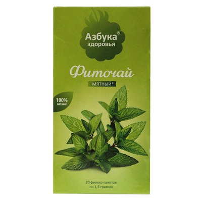 Фиточай Азбука Здоровья Мятный 20 шт