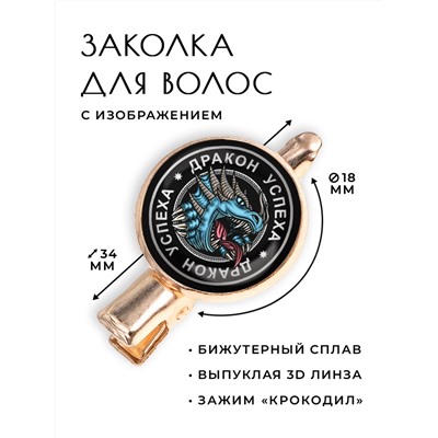 HZF-0039 Заколка Дракон успеха