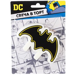 Свеча в торт "С Днем Рождения!", Супергерой, 10х6,9 см