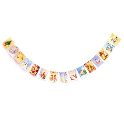 Новогодний набор «Флажки», 15 шт.