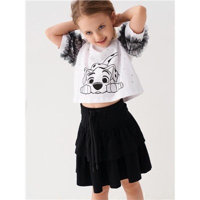 Комплект для девочки: футболка, юбка