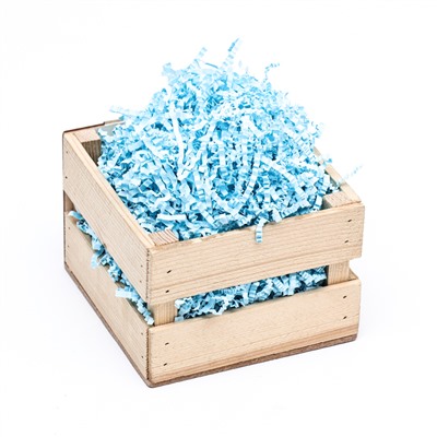 Наполнитель бумажный для подарков, голубой, 100 г