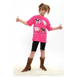 Пижама для девочки "Коровы" арт. КД-001-3