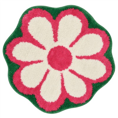 KÄRRKNIPPROT, Badematte, Blumenmuster/bunt leuchtend rosa,, 65 cm
