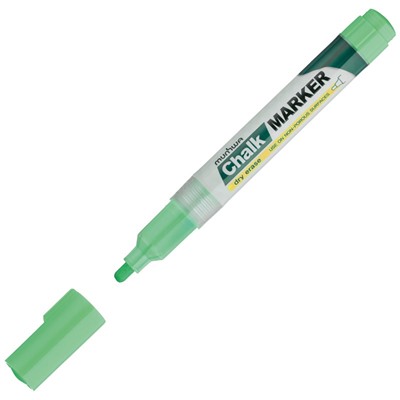 Маркер меловой MunHwa "Chalk Marker" зеленый, 3мм, спиртовая основа, пакет