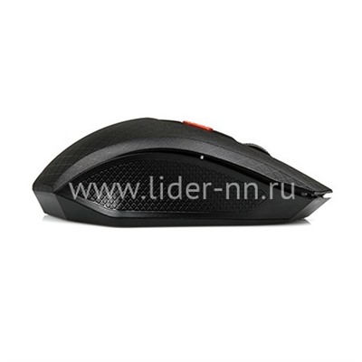 Мышь беспроводная NAKATOMI Navigator MRON-08U 6 кнопок (черная)