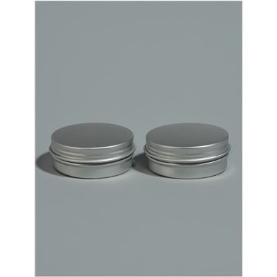 Баночка для хранения, 10 мл, цвет серебристый