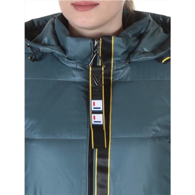 B19108 GRAY/GREEN Пальто демисезонное женское Aikesdfrs