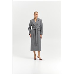 Пальто женское демисезонное 26326 (пепельный/ёлочка)