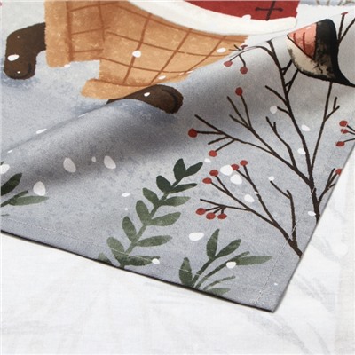 Полотенце Этель Forest bear 40×73 см, 100% хлопок, саржа 190 г/м²