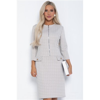 Платье Леди Мери (бежевое) П12559-19