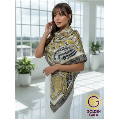 Платок шелковый большой "Парижанка" Арт 2428/51