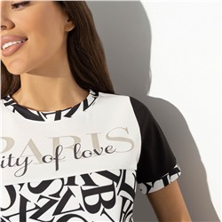 Футболка с принтом, Паспорт в Париж