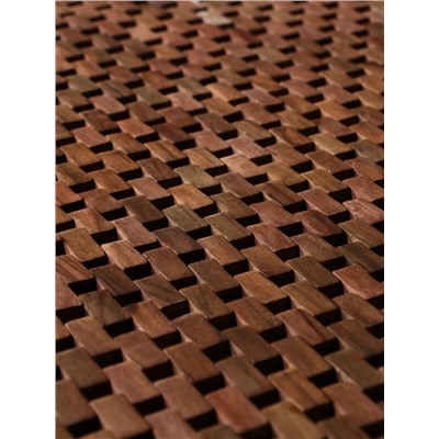 Коврик из тикового дерева, 200×200×0.7 см