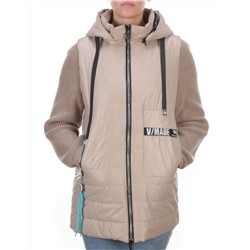 8255 BEIGE Куртка демисезонная женская BAOFANI (100 гр. синтепон)