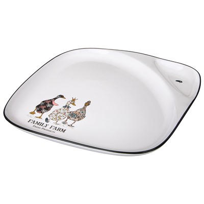 ТАРЕЛКА ОБЕДЕННАЯ LEFARD "FAMILY FARM" 2 СЕКЦИИ 26*2,5 СМ (КОР=12ШТ.)