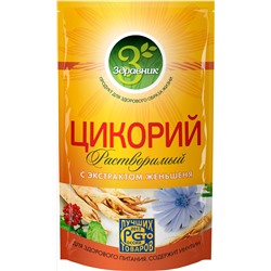 Здравник. Цикорий с женьшенем 85 гр. мягкая упаковка