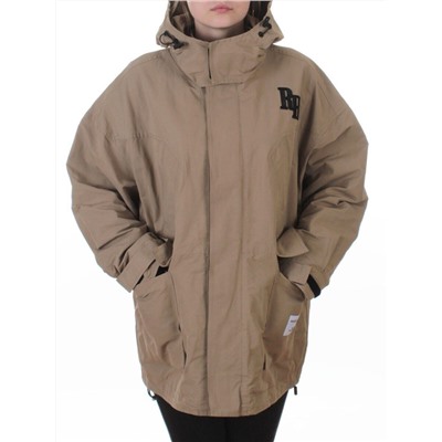 3097 DK. BEIGE Куртка демисезонная женская (100 гр. холлофайбер)