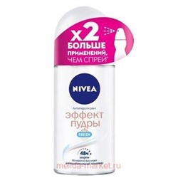 Nivea Дезодорант-антиперспирант Эффект пудры Fresh Шариковый 50 мл