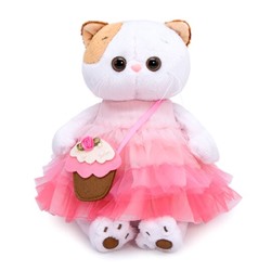 Мягкая игрушка "Кошечка Ли-Ли с сумочкой-пирожным" (24 см)