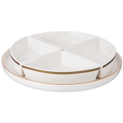 МЕНАЖНИЦА LEFARD "HERBAL" 4 СЕКЦИИ НА ПОДСТАВКЕ (КОР=10ШТ.)