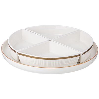 МЕНАЖНИЦА LEFARD "HERBAL" 4 СЕКЦИИ НА ПОДСТАВКЕ (КОР=10ШТ.)