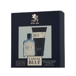 Otto Kern (Отто Керн)  casual blue Him Eau de Toilette Туалетная вода Spray Спрей, Geschenkset Подарочный набор: Eau de Toilette Туалетная вода Spray Спрей 30 мл + Hair & Body Shampoo 75 мл / 1 шт.
