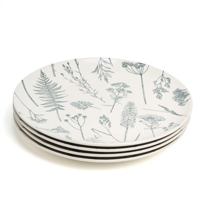 НАБОР ТАРЕЛОК ОБЕДЕННЫХ BRONCO "GRASSES" 4 ШТ. ДИАМЕТР=27 СМ