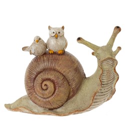 Фигурка декоративная "Улитка", L14,5 W7 H10,5 см