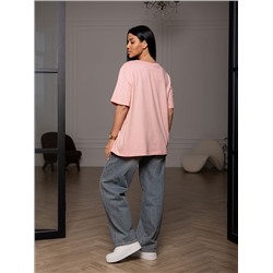 Женская футболка мод.1838/2 / Розовый