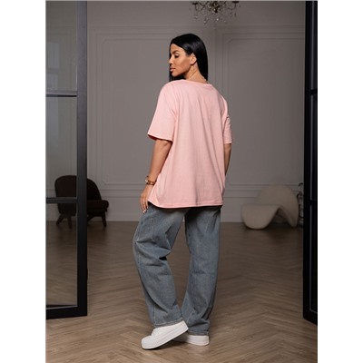 Женская футболка мод.1838/2 / Розовый