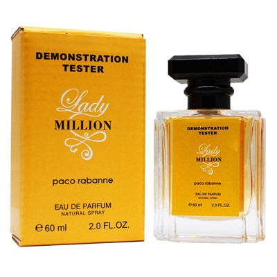 Tester Paco Rabanne Lady Million For Women 60 ml экстра - стойкий