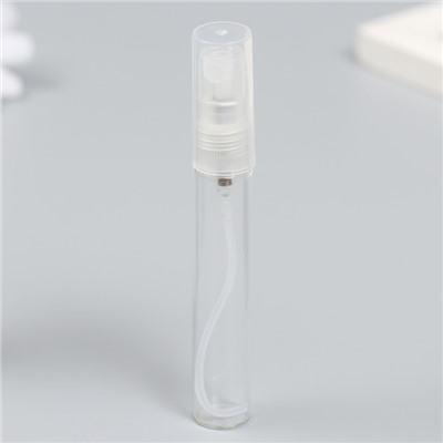 Спрей-флакон с пульверизатором «Прозрачный», 8 мл, набор 4 шт., 1.2×1.2×9 см