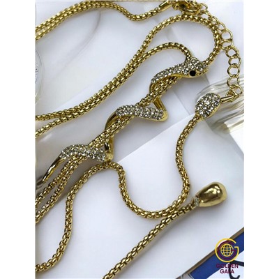 Украшение на шею цепочка длинная с кулоном П21 Арт 2145/13