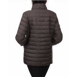 K-635 DK.BROWN Куртка демисезонная стеганая женская (70 гр. холлофайбер)
