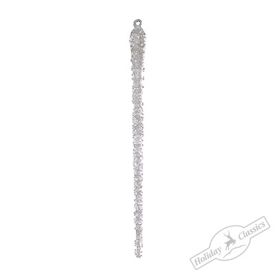 Сосулька "Льдинки" (стекло) 2х2х25 см