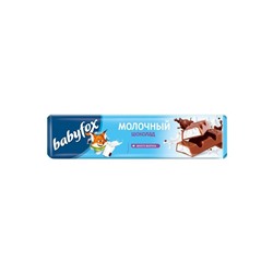 «BabyFox», шоколадный батончик с молочной начинкой, 45 г (упаковка 30 шт)