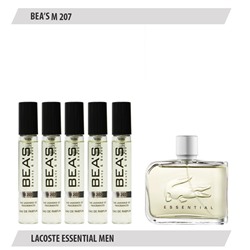 Парфюмерный набор BEAS Lacoste Essential Men 5*5 ml M207, Парфюмерный набор Beas M207 создан по мотивам аромата Lacoste Essential