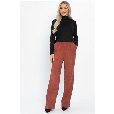 Брюки вельветовые Динара (коричневые) Б14630-39М