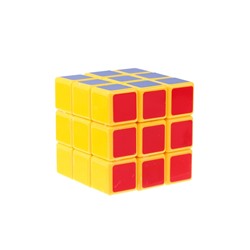 Головоломка-кубик, 3×3, жёлтый