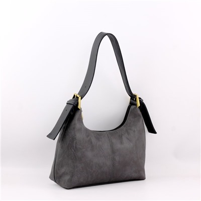 NEW Сумка 2028 македония серый+черный