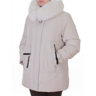 M-M02 MILK Куртка зимняя женская (200 гр. холлофайбер)